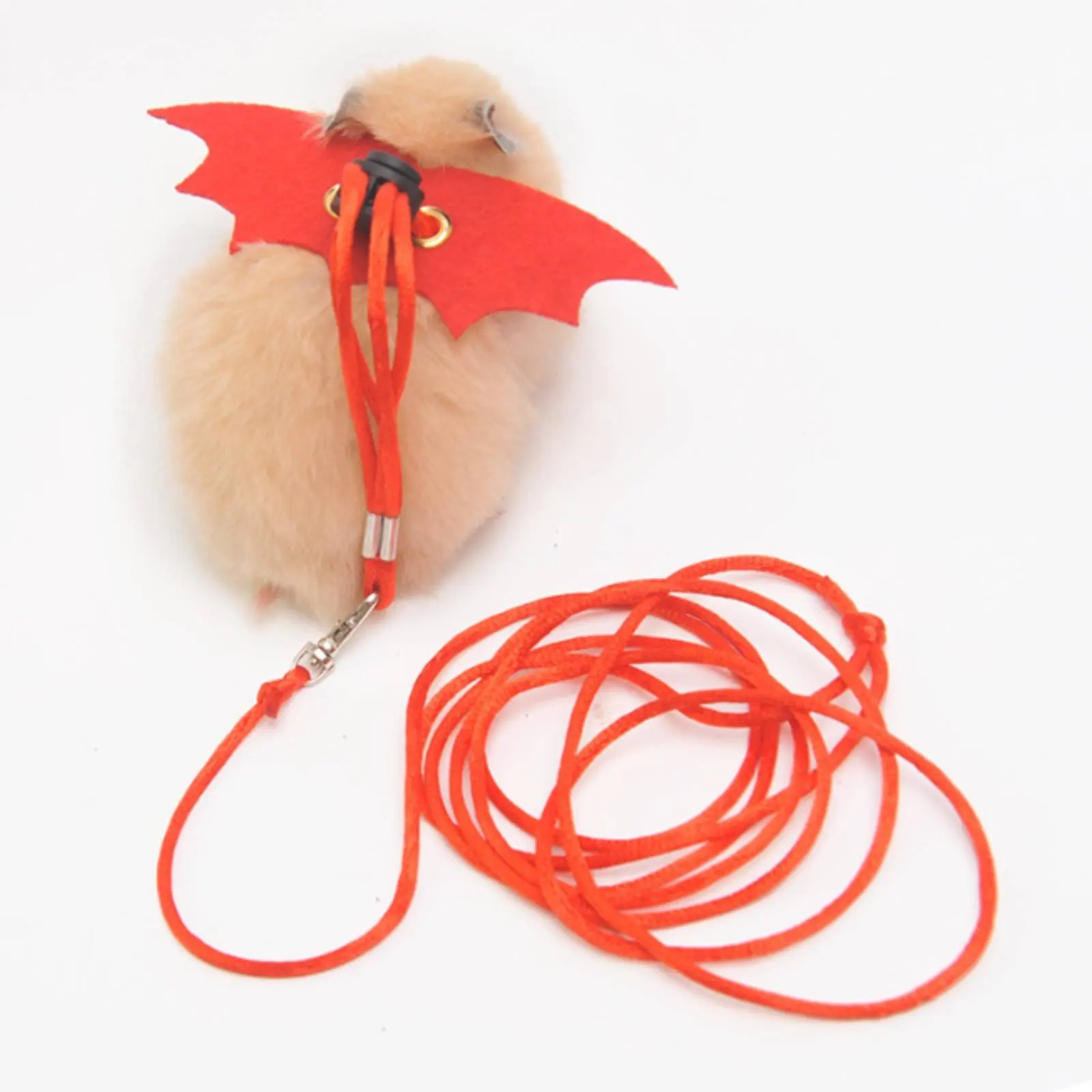 Halloween Hamster Harness Adjustable Batwing-Wing Hamster Harness Small Pet Chest Strap Comfortable Lightweight for Hamsters
Halloween Hamster Harness Adjustable Batwing-Wing Hamster Harness Small Pet Chest Strap Comfortable Lightweight for Hamsters