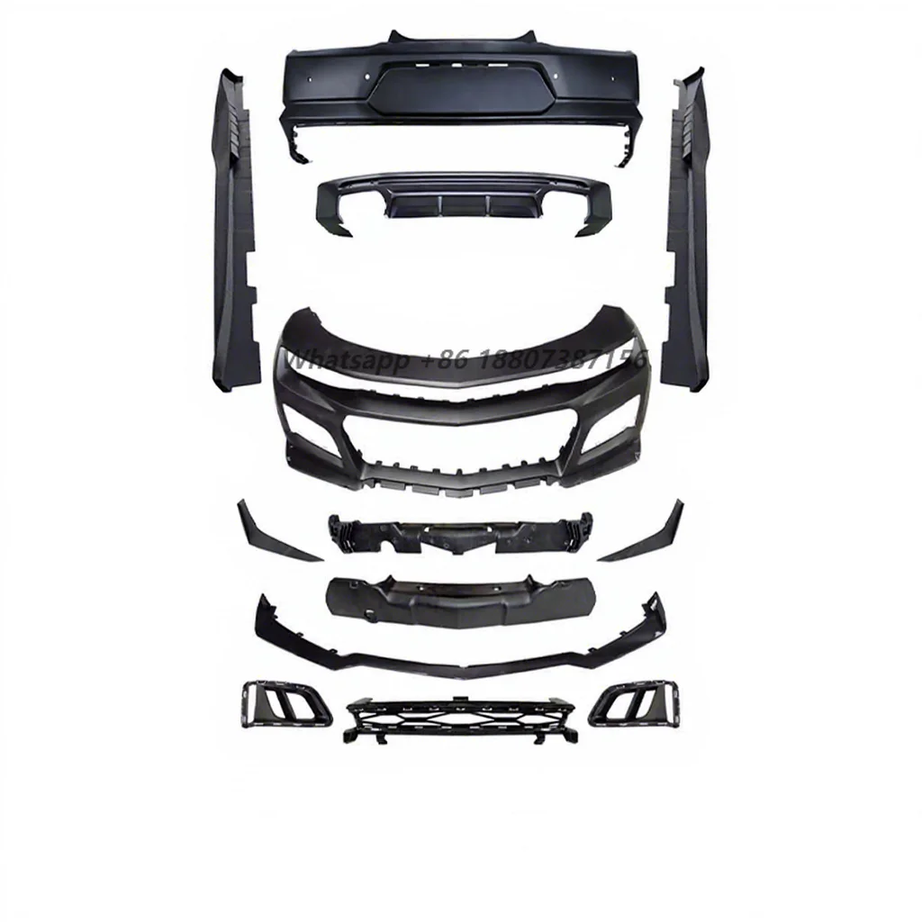 High Quality PP Material for Camaro Upgrade to ZL1 Style Body Kit with Front Bumper Grill Rear Bumper Side Skirts
High Quality PP Material for Camaro Upgrade to ZL1 Style Body Kit with Front Bumper Grill Rear Bumper Side Skirts