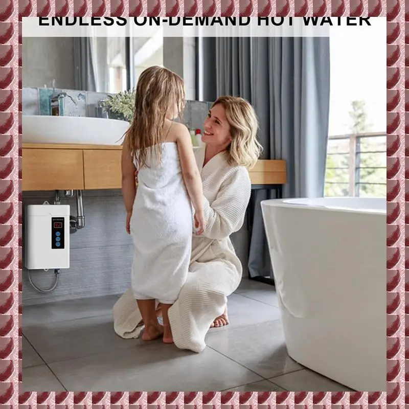 A95G US Plug,3000W Tankless Water Heater Electric,Instant Hot Water Heater With Remote Control, LCD Touch Screen Water Heat-B Du
A95G US Plug,3000W Tankless Water Heater Electric,Instant Hot Water Heater With Remote Control, LCD Touch Screen Water Heat-B Du