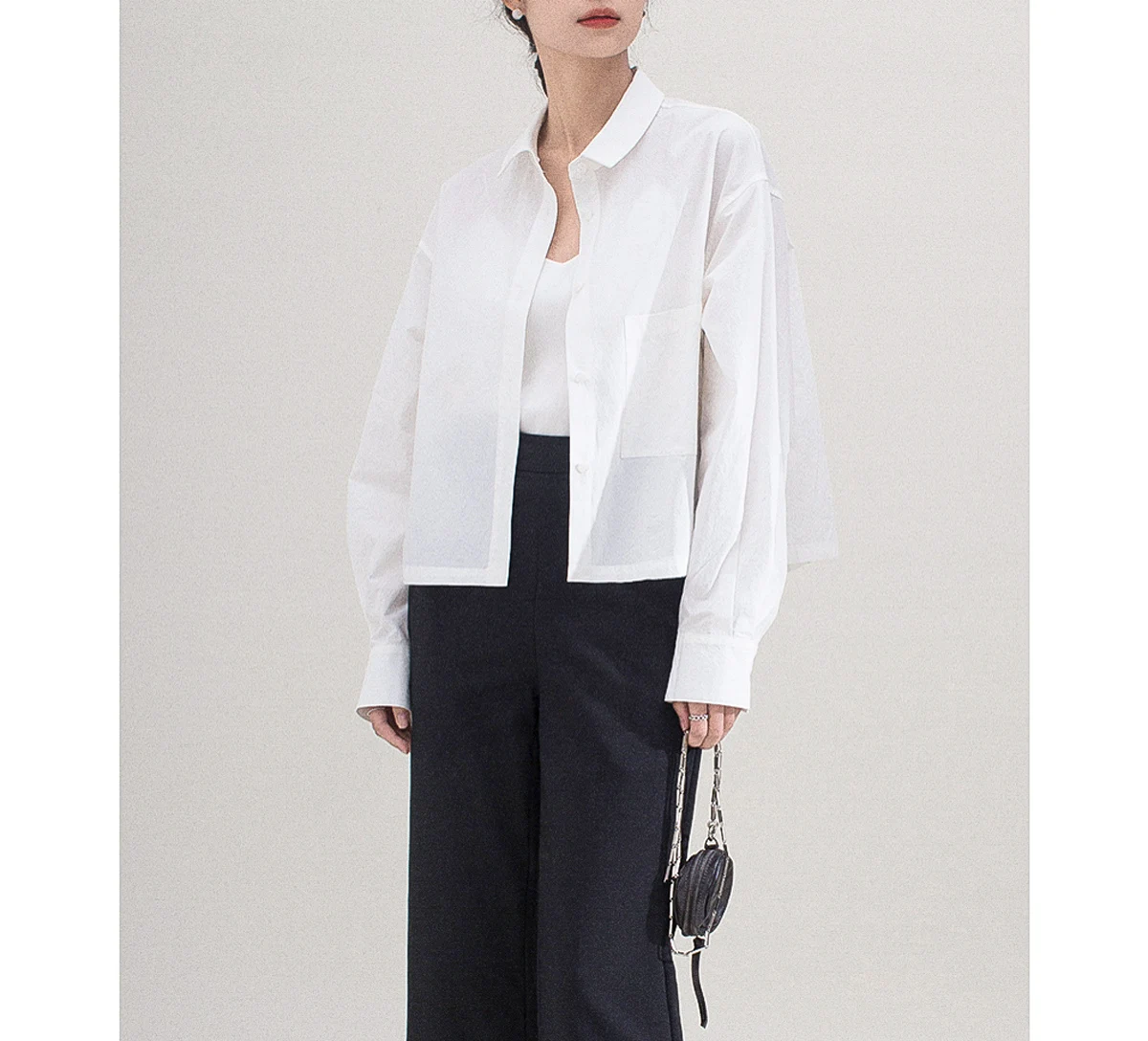 Yuann Retro Chic ort Pure Cotton Loose Commute Sle Women's White irt Button up Long Sve Collar Straight Cut
Yuann Retro Chic ort Pure Cotton Loose Commute Sle Women's White irt Button up Long Sve Collar Straight Cut
