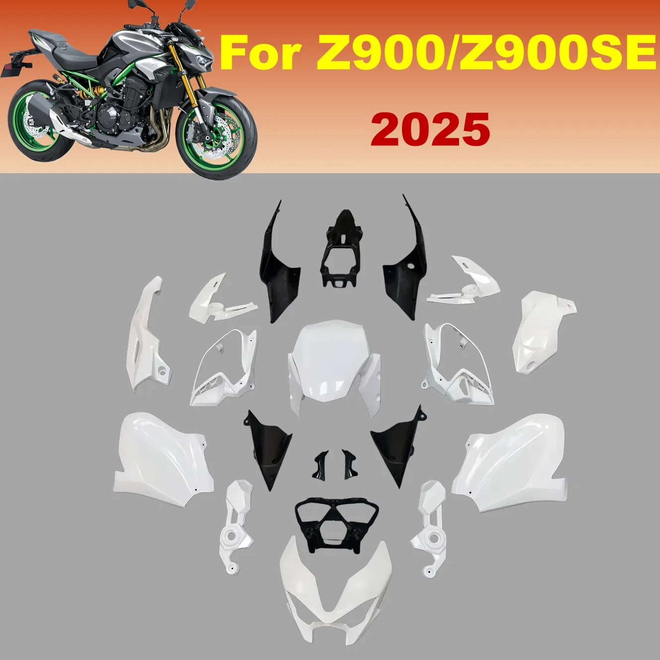 Fairing kit For Kawasaki Z900 ABS 2025 Z 900 SE | Naked Motorcycle Body Panels Cowl set
Fairing kit For Kawasaki Z900 ABS 2025 Z 900 SE | Naked Motorcycle Body Panels Cowl set