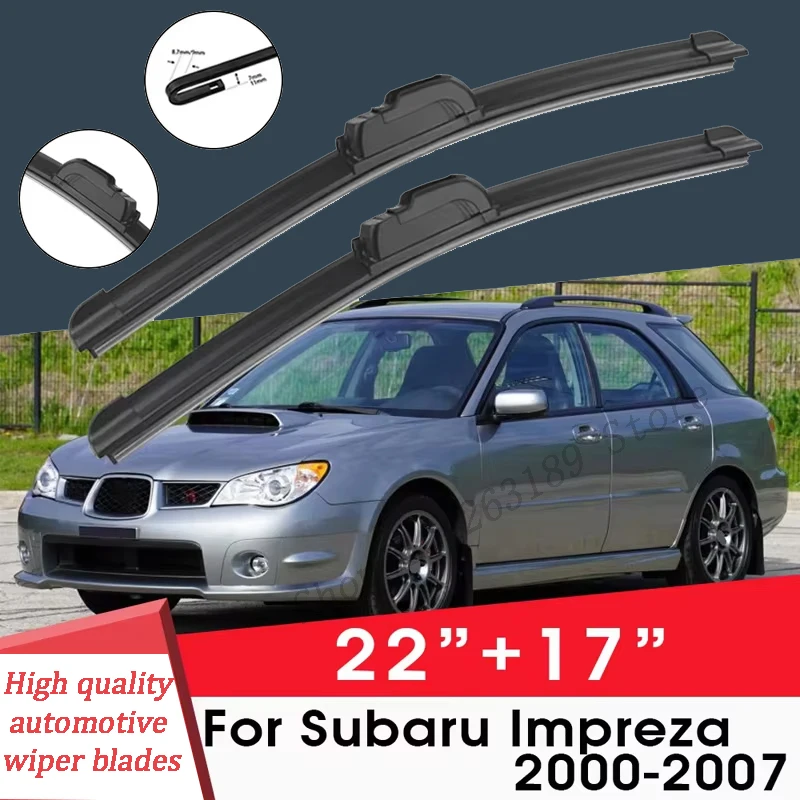 Car Wiper Blade Blades For Subaru Impreza 2000-2007 22"+17" Windshield Windscreen Clean Rubber Silicon Cars Wipers Accessories
Car Wiper Blade Blades For Subaru Impreza 2000-2007 22"+17" Windshield Windscreen Clean Rubber Silicon Cars Wipers Accessories