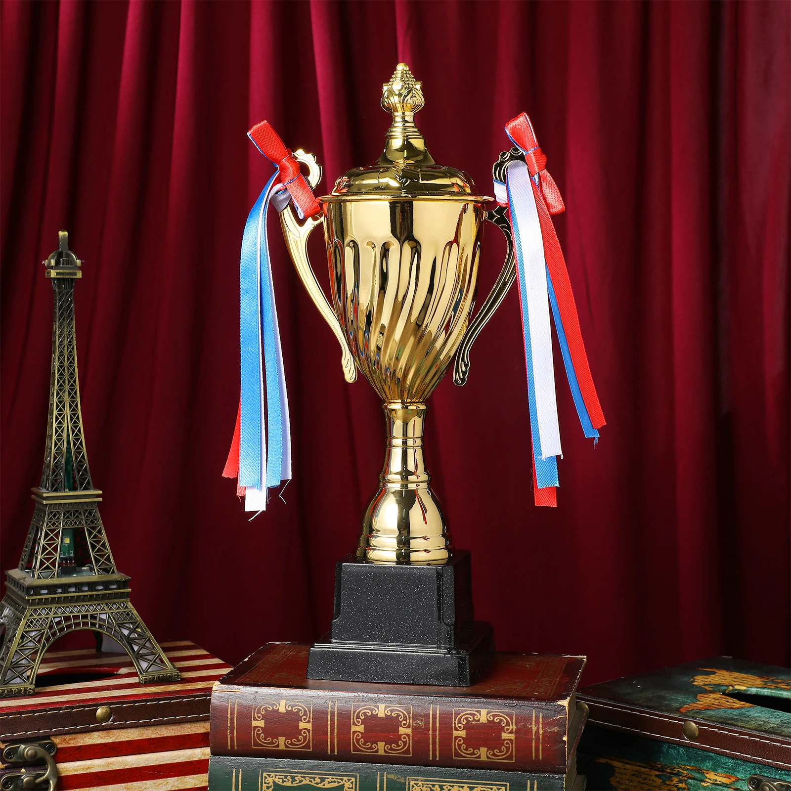 Large Metal Trophy Award Gleaming Finish Sports Competition Celebration Winner Prize Cup Decor Trophy Award Awards and Trophies
Large Metal Trophy Award Gleaming Finish Sports Competition Celebration Winner Prize Cup Decor Trophy Award Awards and Trophies