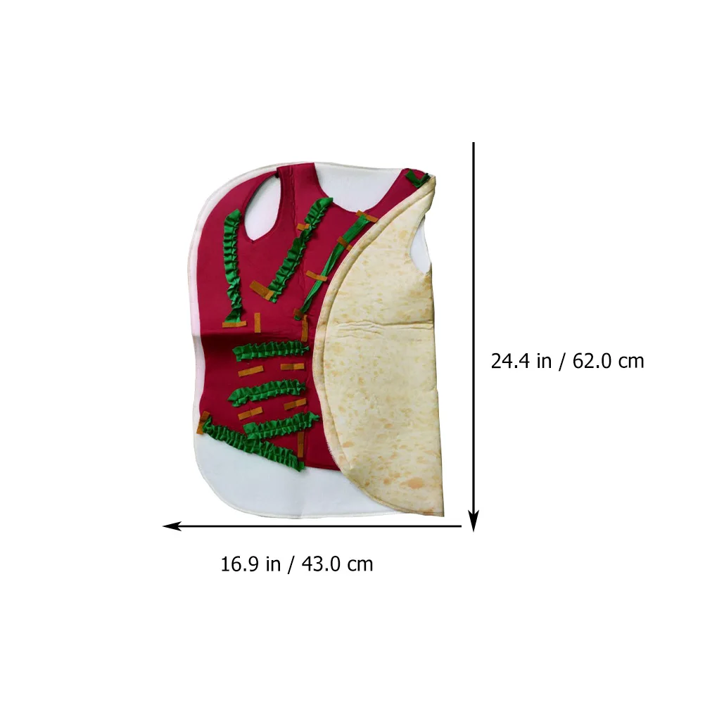 Children Performance Costume Halloween Props Taco Dress Polyester Unique Stylish Comfortable Kids Cartoon Design
Children Performance Costume Halloween Props Taco Dress Polyester Unique Stylish Comfortable Kids Cartoon Design