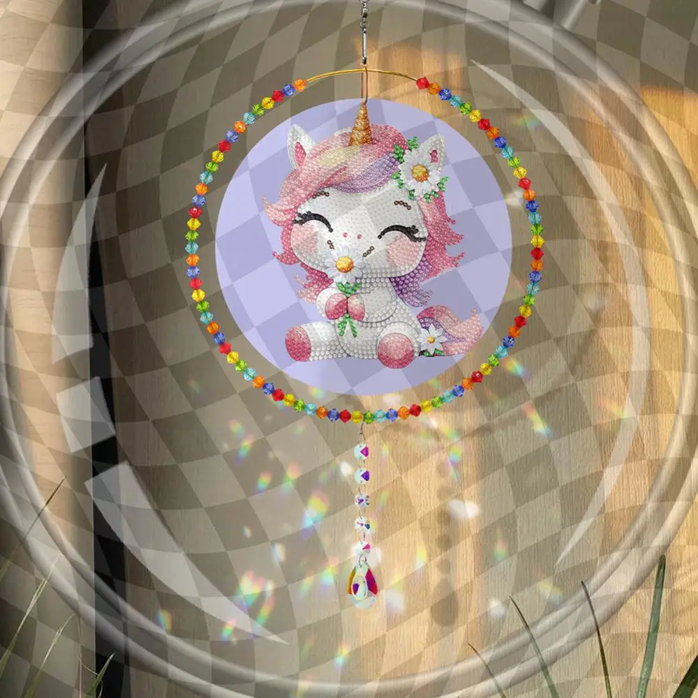Suncatcher Diamond Painting Hanging Pendant Mandala Diamond Painting Hanging Decor Crystal Painting Ornaments Home Windows Decor
Suncatcher Diamond Painting Hanging Pendant Mandala Diamond Painting Hanging Decor Crystal Painting Ornaments Home Windows Decor