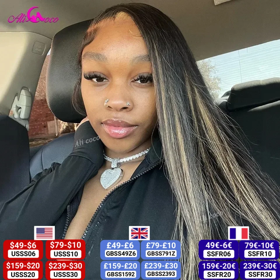 Обновление Ali Coco 13x4 13x6 Highlight Wig Человеческие волосы Светлые цветные парики фронта шнурка Предварительно выщипанные мелированные светлые парики из человеческих волос
Обновление Ali Coco 13x4 13x6 Highlight Wig Человеческие волосы Светлые цветные парики фронта шнурка Предварительно выщипанные мелированные светлые парики из человеческих волос