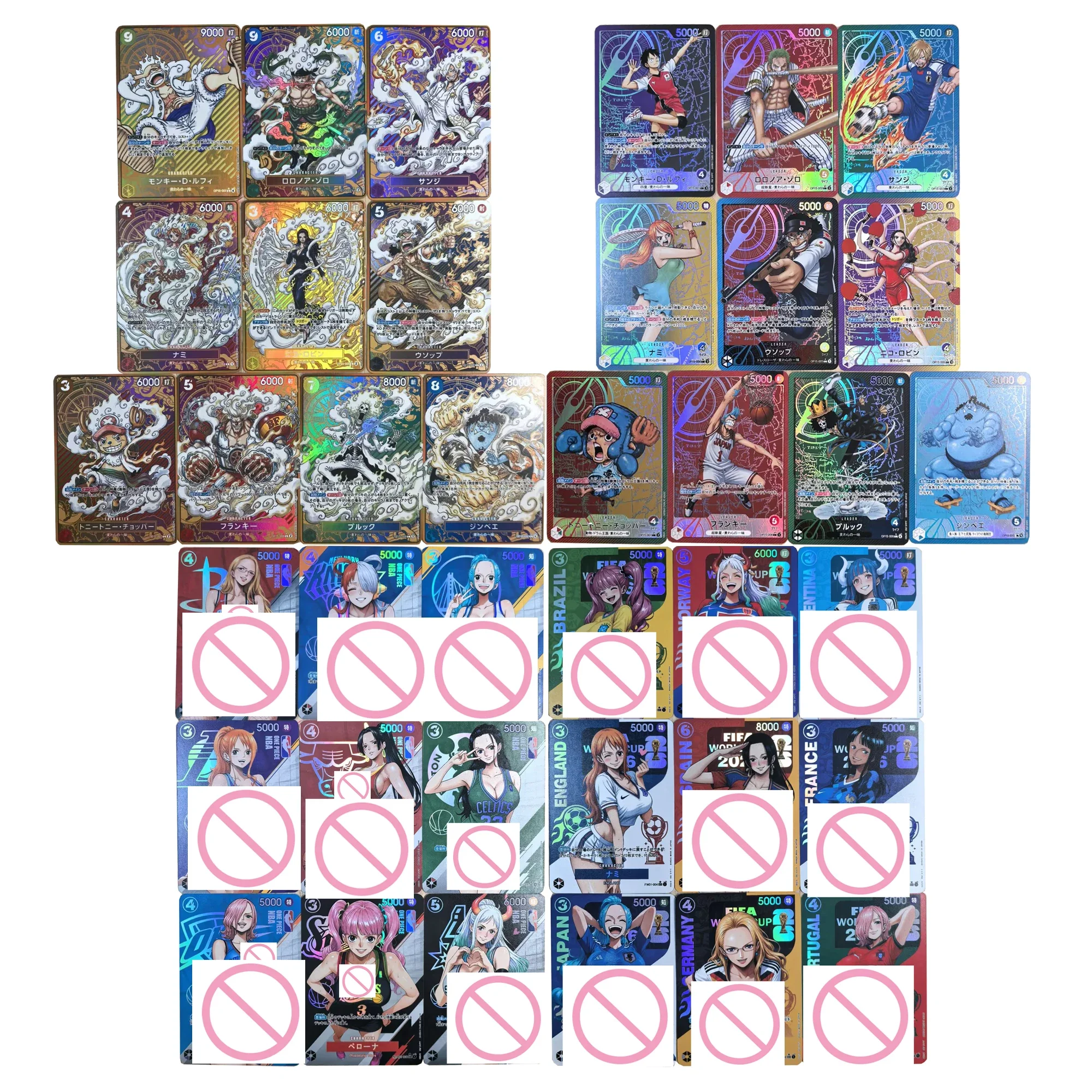 9Pcs/set Diy Self Made One Piece Sanji Roronoa Zoro Nika Luffy Collection Card Opcg Vivi Nami Hancock Reiju Anime Cards Gift Toy
9Pcs/set Diy Self Made One Piece Sanji Roronoa Zoro Nika Luffy Collection Card Opcg Vivi Nami Hancock Reiju Anime Cards Gift Toy