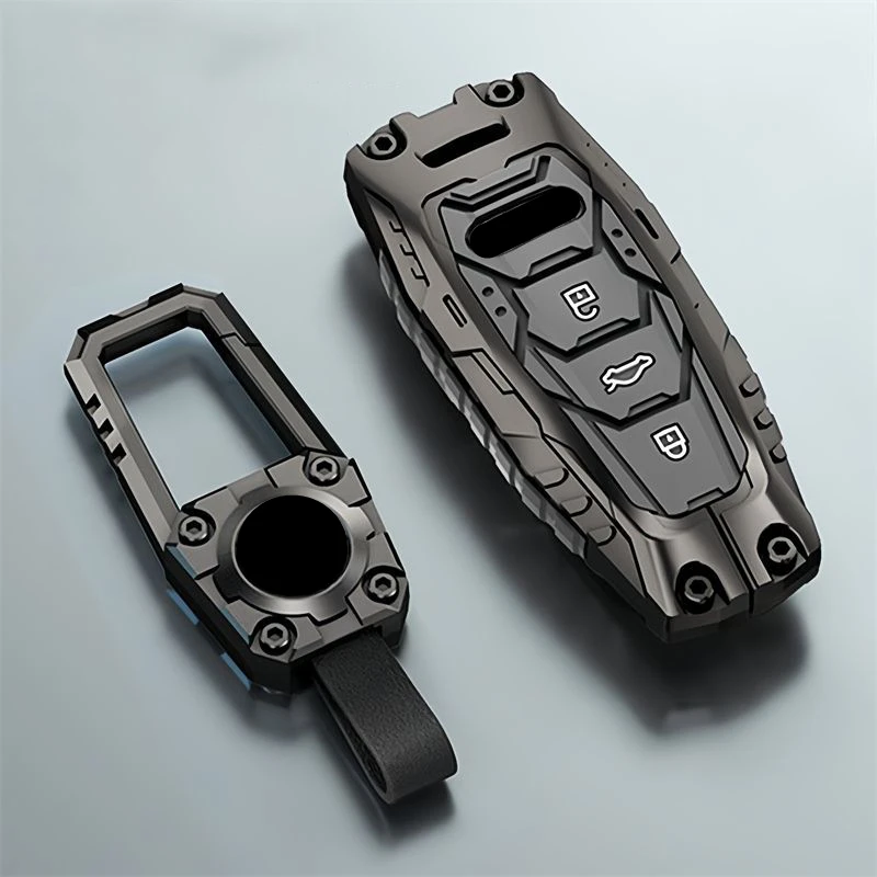 Metal Car Remote Key Cover For Audi New A4L A5 A6L A7L Q4 e-trom Q5 Q6 Q7 Q8 RS6 RS7 S4 S6 S7 S8 Key Case Holder shell Chain Fob
Metal Car Remote Key Cover For Audi New A4L A5 A6L A7L Q4 e-trom Q5 Q6 Q7 Q8 RS6 RS7 S4 S6 S7 S8 Key Case Holder shell Chain Fob