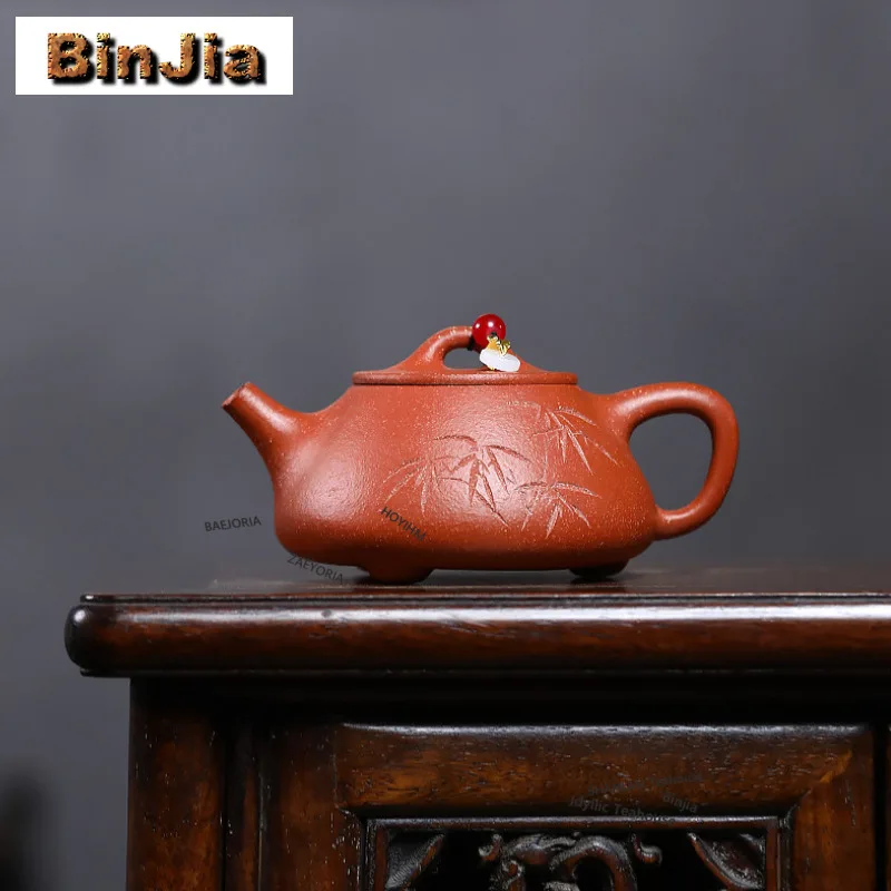 200ml Luxury Yixing Purple Clay Teapots Handmade Stone Scoop Pot Raw Ore Downhill Mud Kettle Zisha Tea Set Tea Services Gifts
200ml Luxury Yixing Purple Clay Teapots Handmade Stone Scoop Pot Raw Ore Downhill Mud Kettle Zisha Tea Set Tea Services Gifts