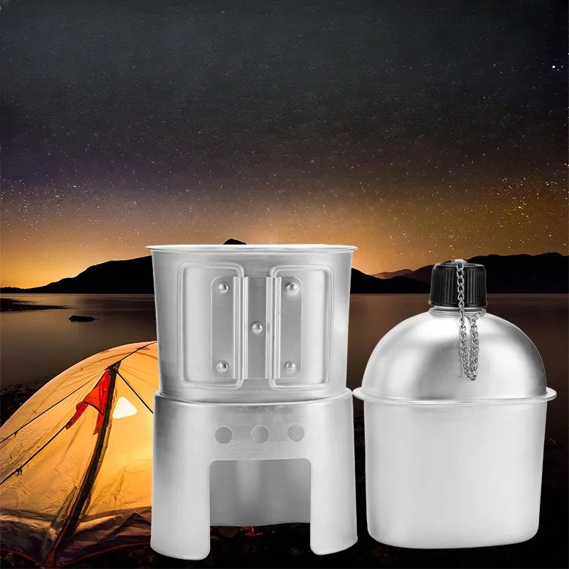 Aluminum Water Bottle Cups and Storage Bags Portable Water Bottles for Outdoor Sports Camping and Hiking
Aluminum Water Bottle Cups and Storage Bags Portable Water Bottles for Outdoor Sports Camping and Hiking