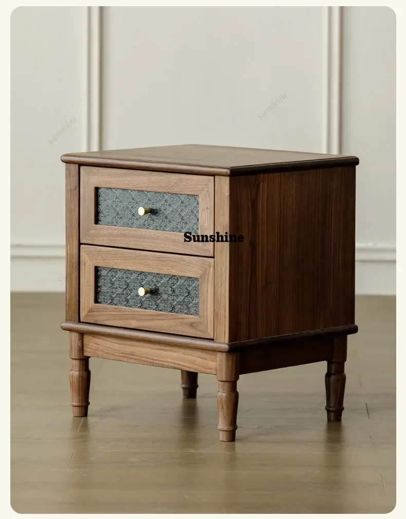 Solid wood bedside table, American vintage small apartment, bedroom narrow, second-hand storage cabinet FT
Solid wood bedside table, American vintage small apartment, bedroom narrow, second-hand storage cabinet FT