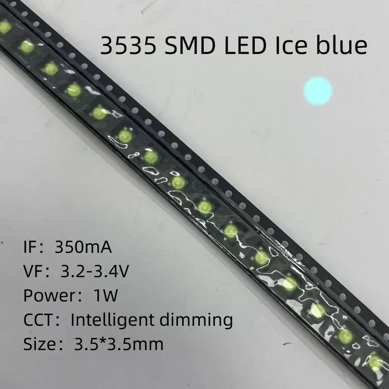 3535 Ice blue 1-3W ceramic light bead 3535 CREE high power strong light LED light emitting High brightness
3535 Ice blue 1-3W ceramic light bead 3535 CREE high power strong light LED light emitting High brightness