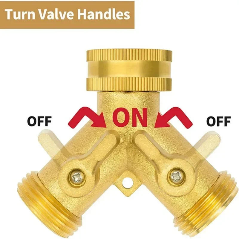 2-way Y-shaped Garden Hose Distributor with Rubber Gasket and Raw Material Tape, Brass Garden Hose Connector Distributor
2-way Y-shaped Garden Hose Distributor with Rubber Gasket and Raw Material Tape, Brass Garden Hose Connector Distributor