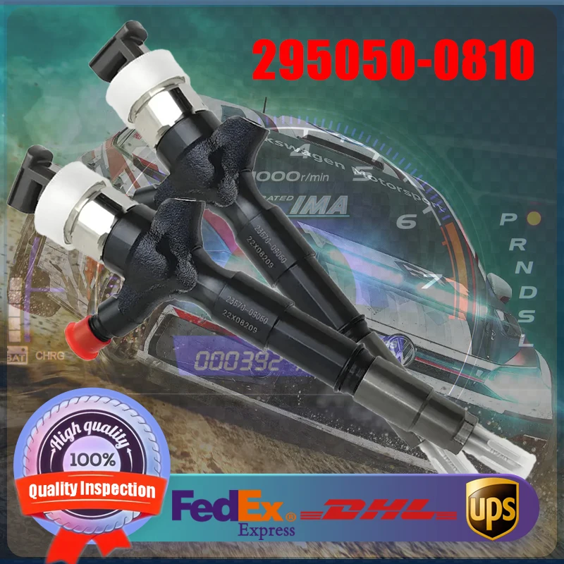 295050-0810 295050-0813 23670-09380 Common Rail Fuel Injector for Toyota Hilux Hiace Dyna 2KD-FTV Diesel Engine
295050-0810 295050-0813 23670-09380 Common Rail Fuel Injector for Toyota Hilux Hiace Dyna 2KD-FTV Diesel Engine
