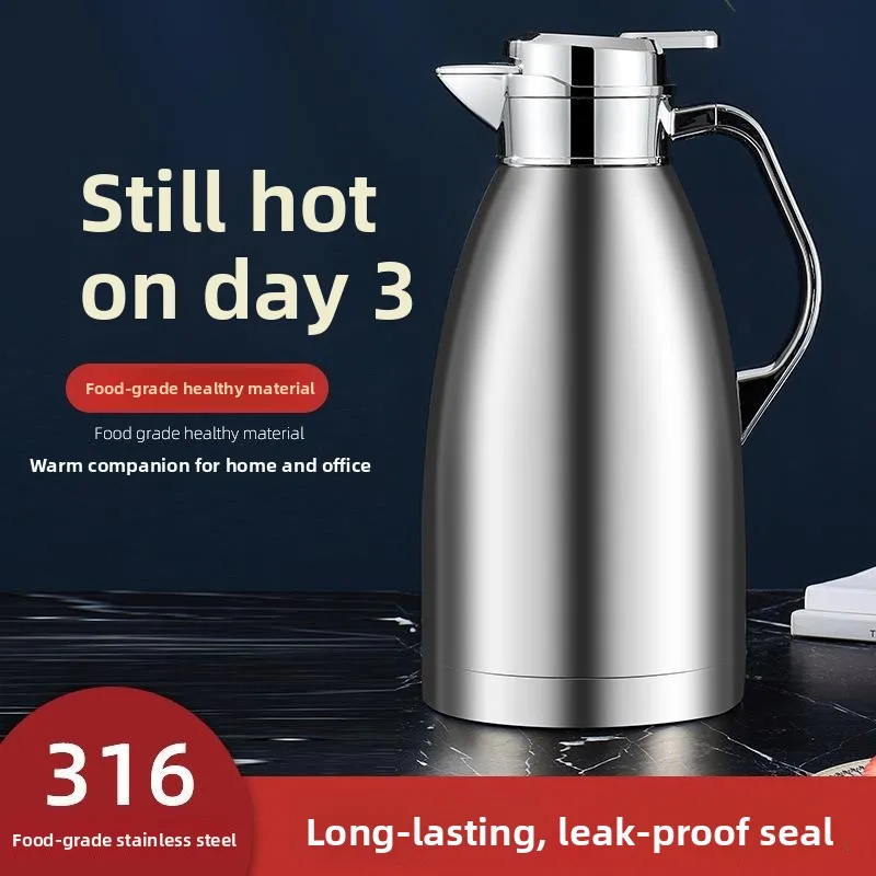 Large Capacity Stainless Steel 304 Vacuum Insulated Hot Water Pot Commercial Use Restaurant Tea House Hotel Welcome Pot
Large Capacity Stainless Steel 304 Vacuum Insulated Hot Water Pot Commercial Use Restaurant Tea House Hotel Welcome Pot