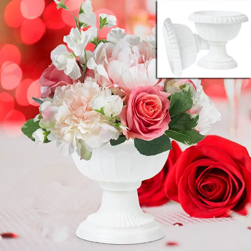 Nice 2 Pcs Wedding Flower Pot Plant Planter Roman Flowerpot Planters Urn Outdoor Vintage European Ornaments White Pot Plant Deco
Nice 2 Pcs Wedding Flower Pot Plant Planter Roman Flowerpot Planters Urn Outdoor Vintage European Ornaments White Pot Plant Deco
