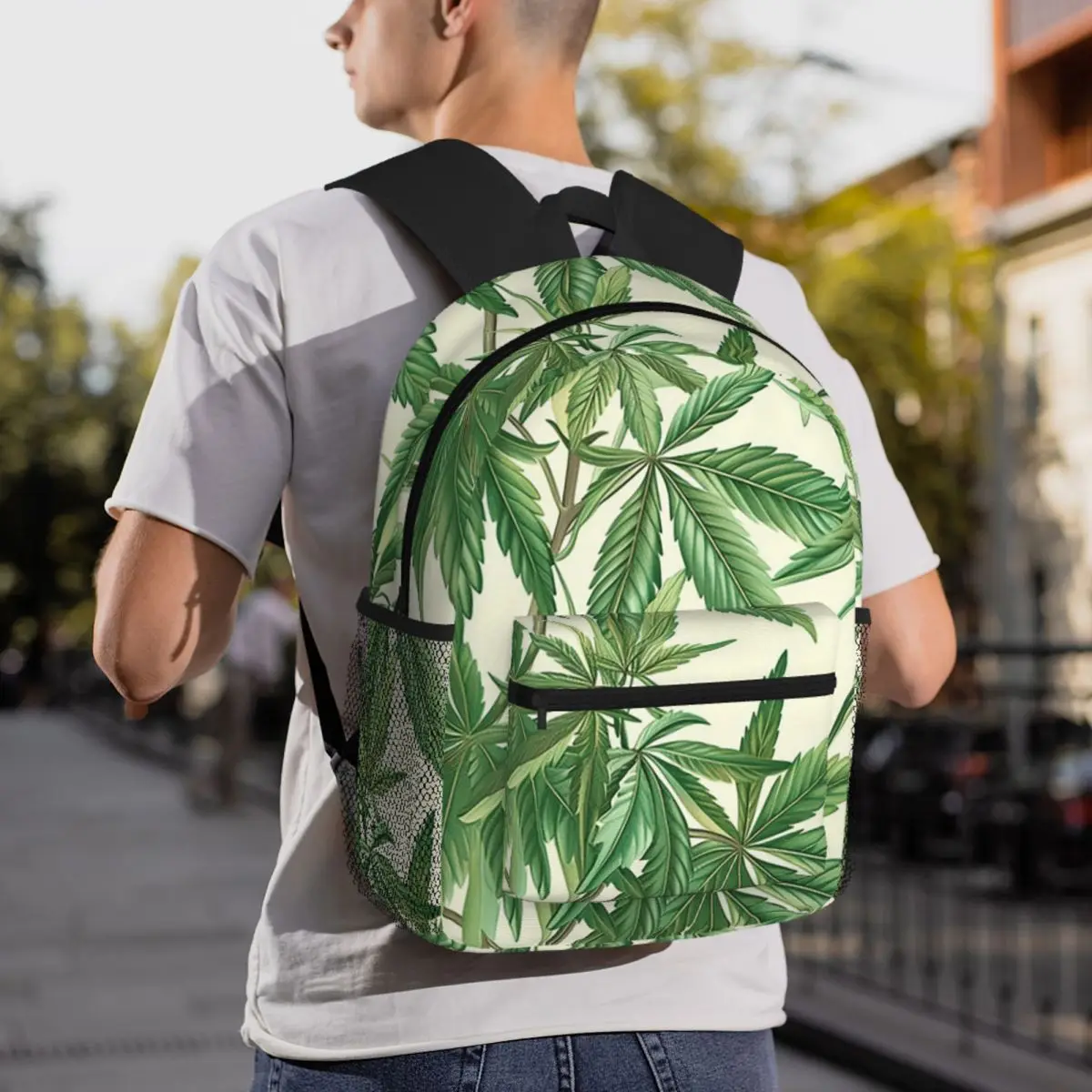 Marijuana Cannabis Leaf Pattern Backpack Daypack Large Capacity Boys Girls BookBag School Bag Shoulder Bags for Men Women
Marijuana Cannabis Leaf Pattern Backpack Daypack Large Capacity Boys Girls BookBag School Bag Shoulder Bags for Men Women