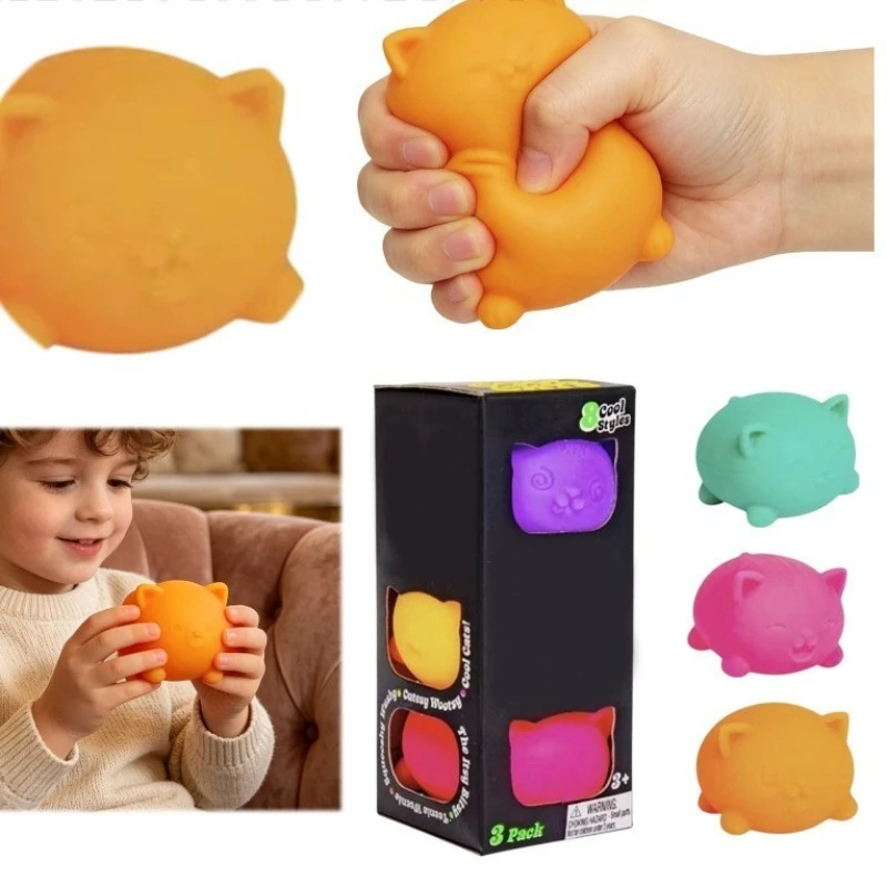 New 3in1 Cute Cat Mini Fingertip Pinching Toy Stress Blind Box Bags Relieving Toy Maltose Slow Rebound Stress Relieving Toy
New 3in1 Cute Cat Mini Fingertip Pinching Toy Stress Blind Box Bags Relieving Toy Maltose Slow Rebound Stress Relieving Toy