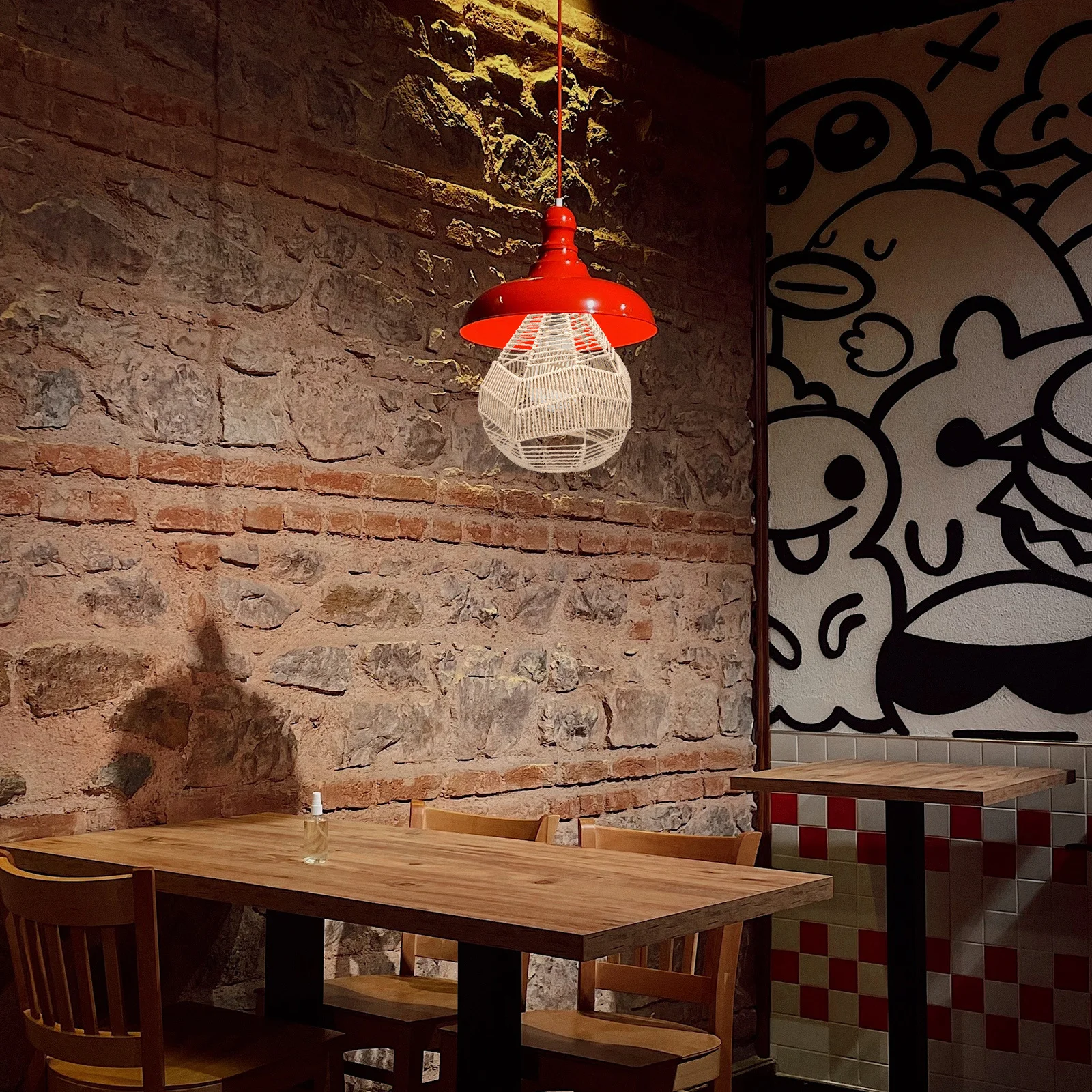 Тканый стильный светильник, домашний декоративный абажур, бумажный материал премиум-класса, простая установка, подходит для различных ламп
Тканый стильный светильник, домашний декоративный абажур, бумажный материал премиум-класса, простая установка, подходит для различных ламп