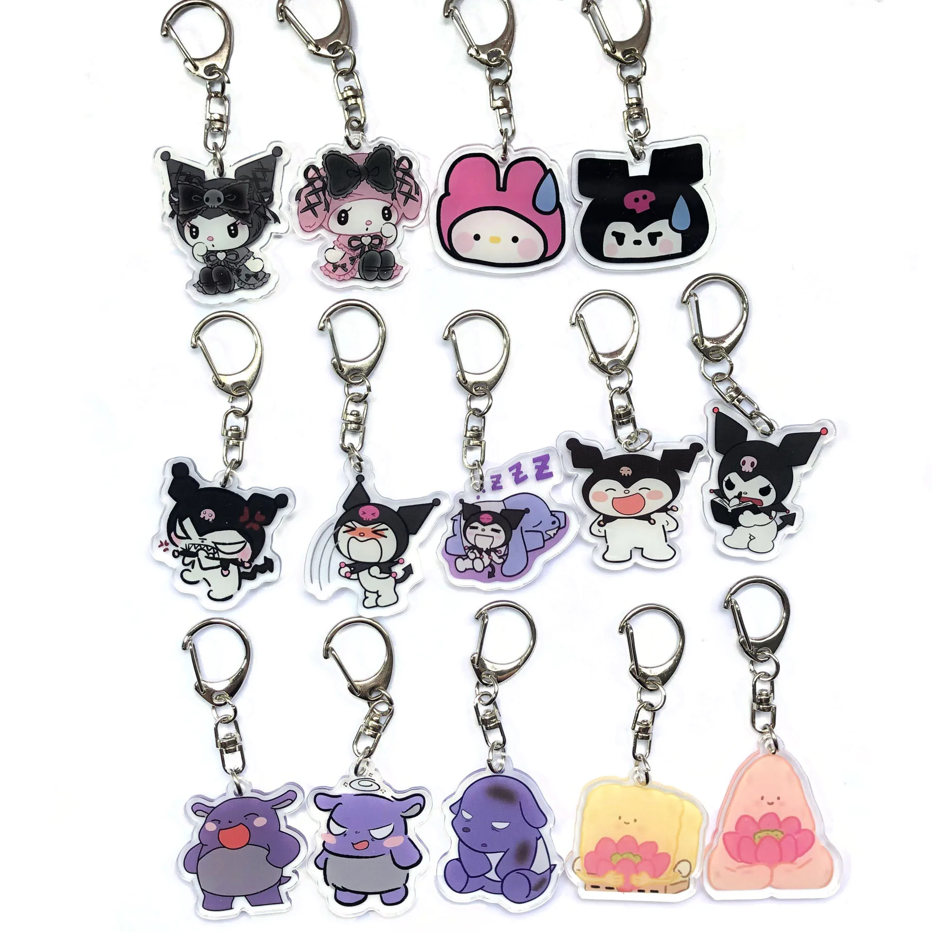 Sanrio Cute Kuromi Baku Keychain Couple Key Rings School Bag Pendant Ornaments Anime Acrylic Kawaii Small Accessories Girls Gift
Sanrio Cute Kuromi Baku Keychain Couple Key Rings School Bag Pendant Ornaments Anime Acrylic Kawaii Small Accessories Girls Gift