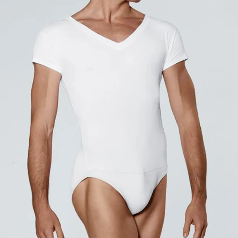 Mens Gymnastic Leotard Bodysuit for Ballet Dancing Short Sleeve Acrobatics Stretchy Gymnastics Leotard Jumpsuit Dancewear
Mens Gymnastic Leotard Bodysuit for Ballet Dancing Short Sleeve Acrobatics Stretchy Gymnastics Leotard Jumpsuit Dancewear