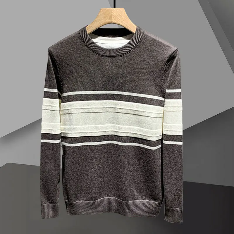 Contrast Color Stitching Sweater 2023 Autumn Men Sweaters Men Round Neck Sweater Long-sleeved Shirt Male Knitwear Mens Clothes
Contrast Color Stitching Sweater 2023 Autumn Men Sweaters Men Round Neck Sweater Long-sleeved Shirt Male Knitwear Mens Clothes