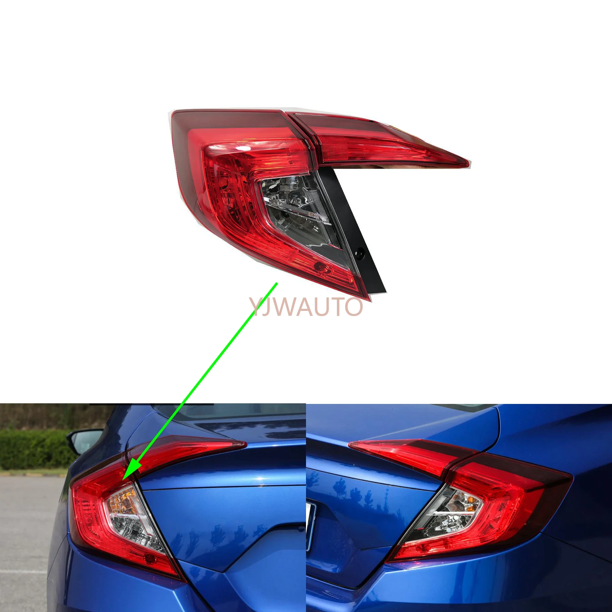 Для Honda Civic 2016 2017 2018, задний фонарь автомобиля в сборе, авто задний фонарь, стоп-сигнал, указатель поворота, задний противотуманный фонарь
Для Honda Civic 2016 2017 2018, задний фонарь автомобиля в сборе, авто задний фонарь, стоп-сигнал, указатель поворота, задний противотуманный фонарь