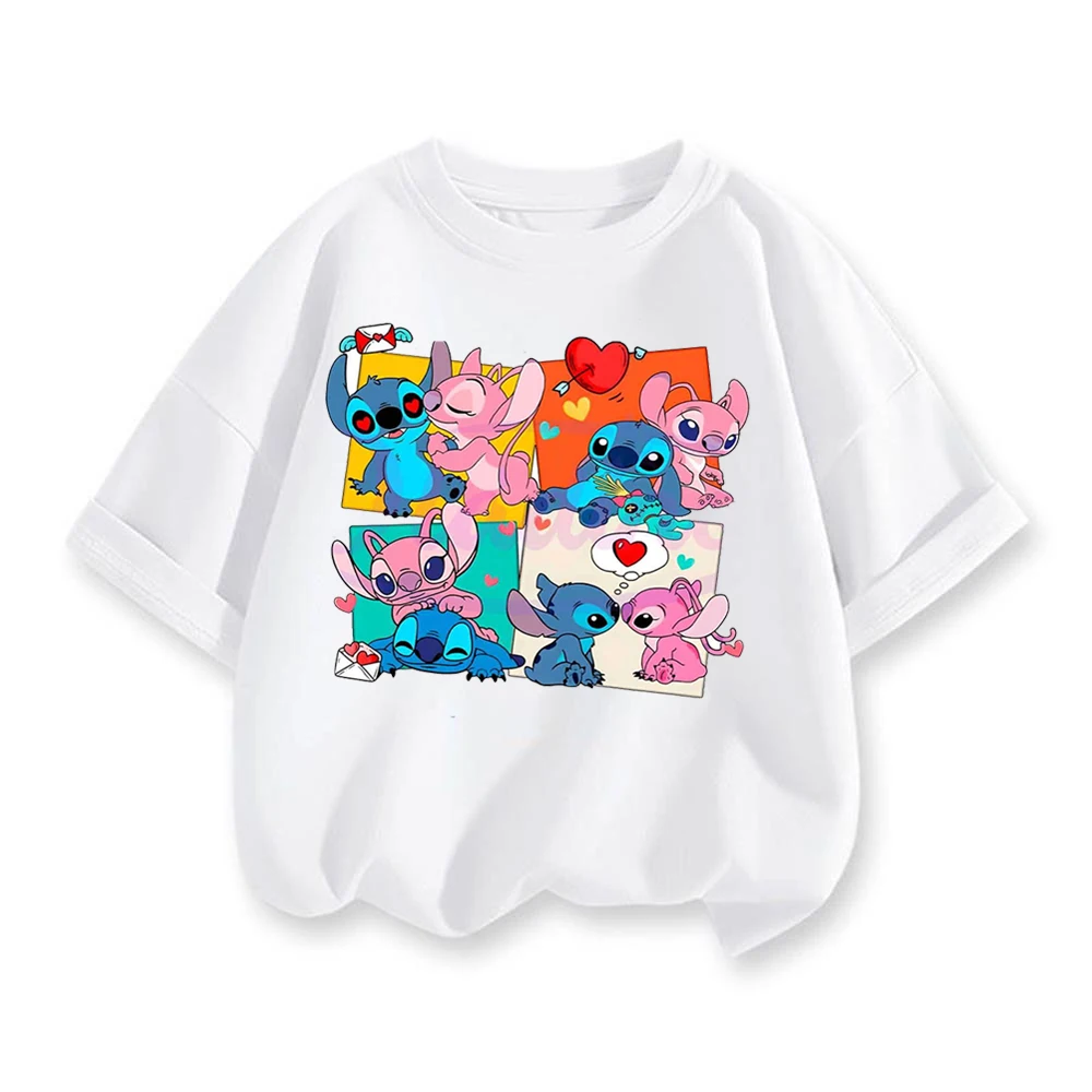 Lilo Stitch T-shirt Girl Disney 2025 Movie Kawaii Tees Kids Summer Short Sleeve Fashion Pink Tops Children Clothes Birthday Gift
Lilo Stitch T-shirt Girl Disney 2025 Movie Kawaii Tees Kids Summer Short Sleeve Fashion Pink Tops Children Clothes Birthday Gift