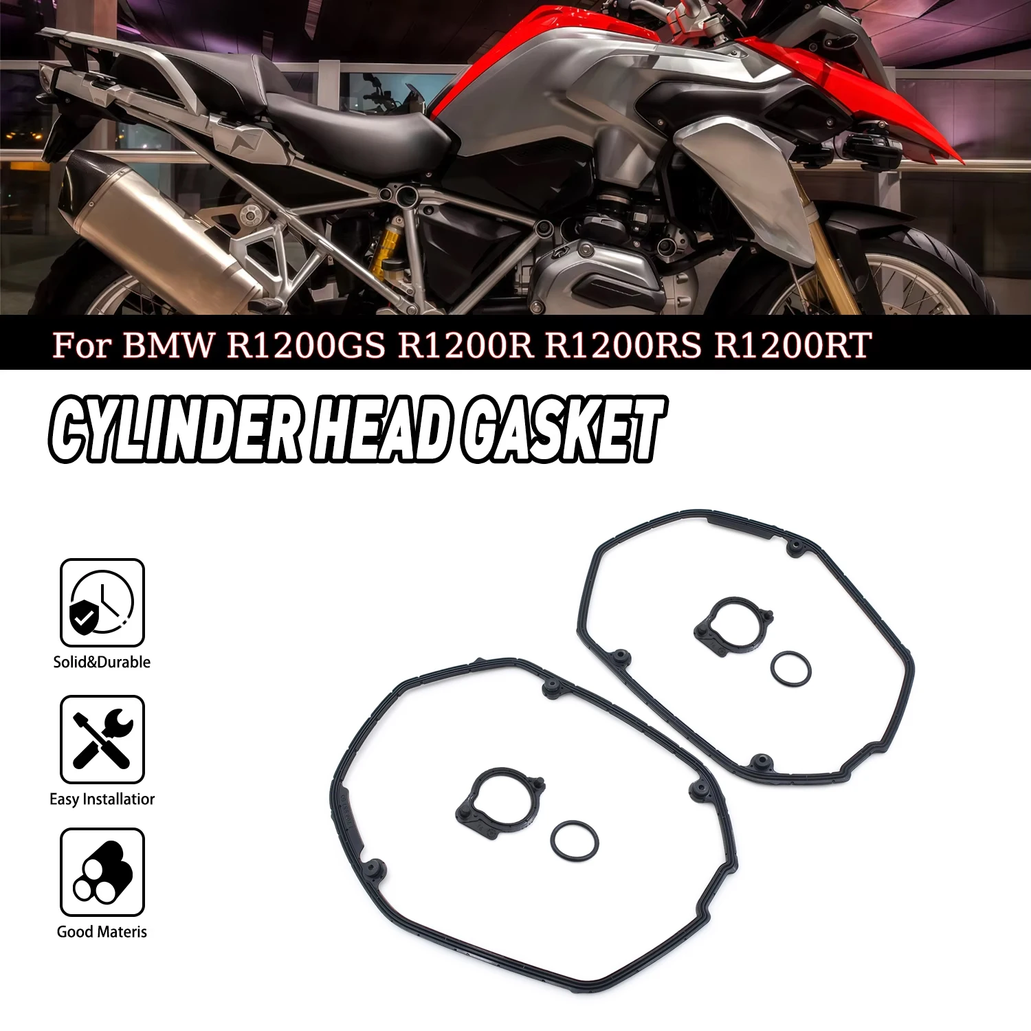 Engine Cylinder Head Valve Cover Gaskets 11128542057 For BMW R120GS R1200 Adventure R1200R ABS HP2 K50 R1200RT K51 K52 K53 K54
Engine Cylinder Head Valve Cover Gaskets 11128542057 For BMW R120GS R1200 Adventure R1200R ABS HP2 K50 R1200RT K51 K52 K53 K54