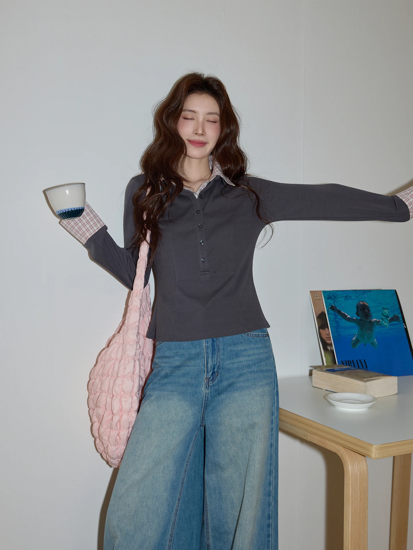 ay Polka Dot Slim Fit Long Sve Collar irt Casual Spring 2026 Women's ort Length Cotton Blend Faion Top
ay Polka Dot Slim Fit Long Sve Collar irt Casual Spring 2026 Women's ort Length Cotton Blend Faion Top