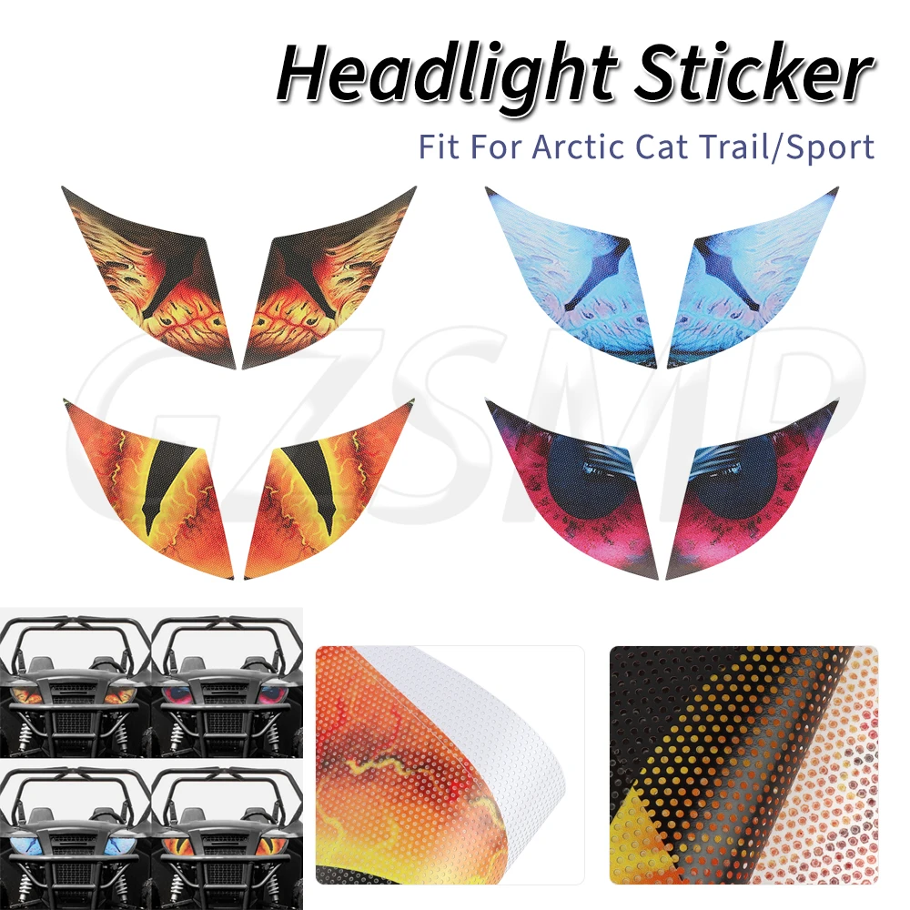 Headlight Sticker Graphics Kit UTV Deco Decals Fit for Arctic Cat Wildcat Trail Sport 700 4x4 XT 2015 2016
Headlight Sticker Graphics Kit UTV Deco Decals Fit for Arctic Cat Wildcat Trail Sport 700 4x4 XT 2015 2016