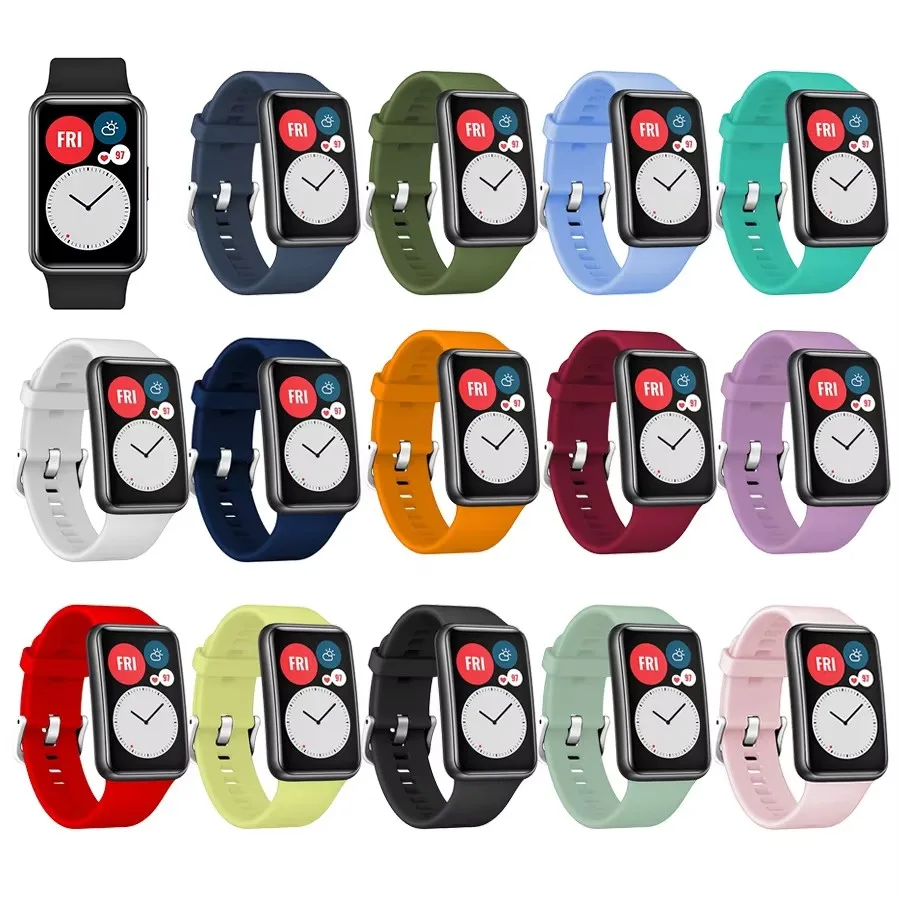 Watch strap Silicone strap for Huawei Watch Fit Original Smart replacement Huawei Fit watch for Huawei Watch Fit new Correa
Watch strap Silicone strap for Huawei Watch Fit Original Smart replacement Huawei Fit watch for Huawei Watch Fit new Correa