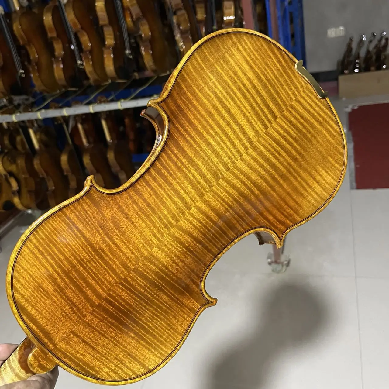 High-end Handmade Oil-based Paint Solo Performance Grade Professional Adult Violin With Spruce Top And Maple Back/Sides
High-end Handmade Oil-based Paint Solo Performance Grade Professional Adult Violin With Spruce Top And Maple Back/Sides