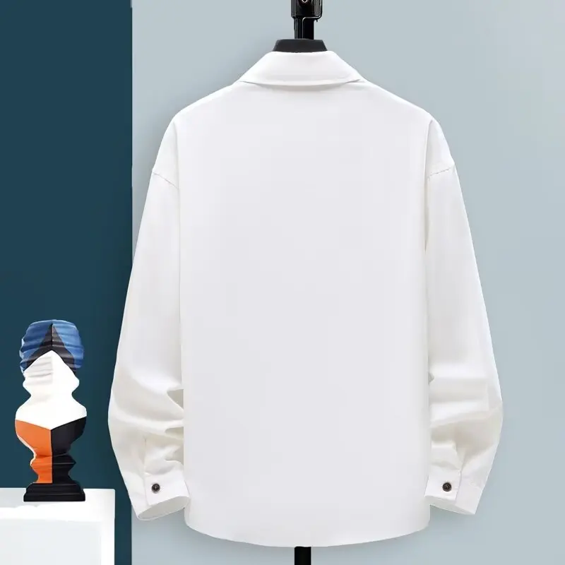 Мужская повседневная легкая рабочая одежда Long Sve irt с тонким дизайном, весенне-осенняя легкая рабочая одежда, дышащая модная городская одежда 
Мужская повседневная легкая рабочая одежда Long Sve irt с тонким дизайном, весенне-осенняя легкая рабочая одежда, дышащая модная городская одежда