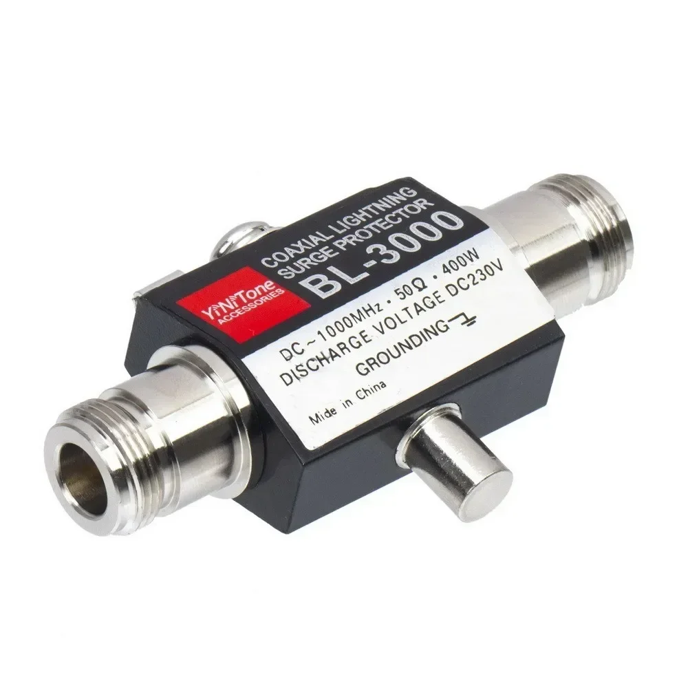 FOR BL-3000 Coaxial Lightning Arrestor Surge Protector N Female to N Female 400W 50 Ohm
FOR BL-3000 Coaxial Lightning Arrestor Surge Protector N Female to N Female 400W 50 Ohm