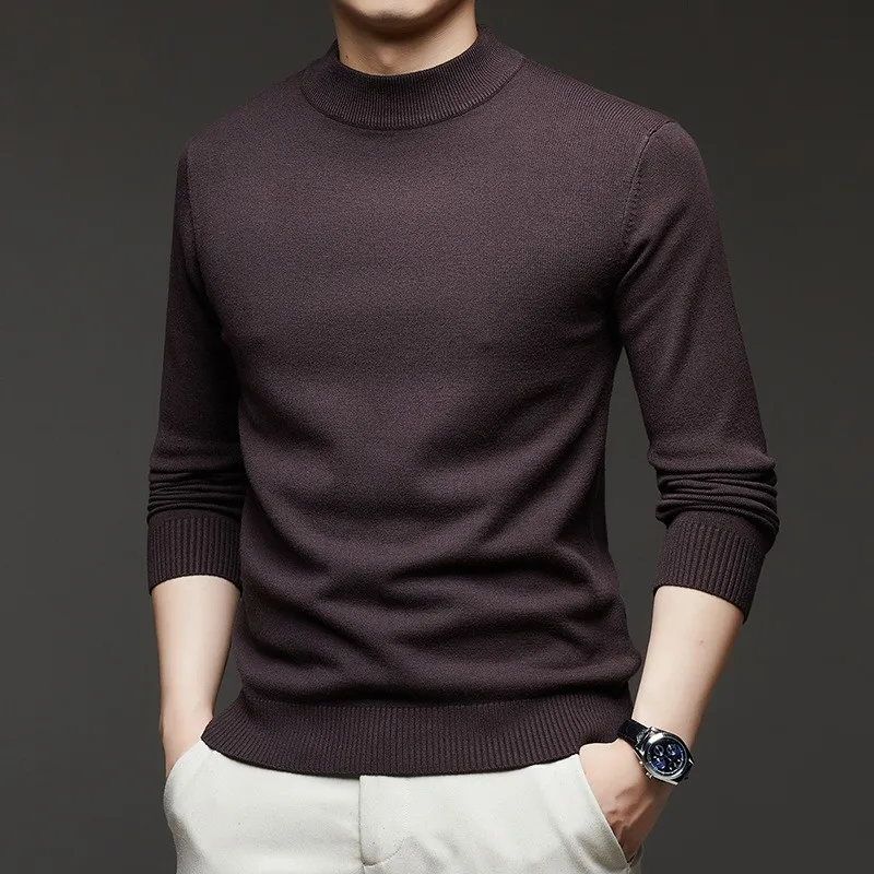 Men's Thiened Long Sve Knitted Sweater f High Collar Casual Sle Warm Busin Casual Faion for Autumn Winter
Men's Thiened Long Sve Knitted Sweater f High Collar Casual Sle Warm Busin Casual Faion for Autumn Winter