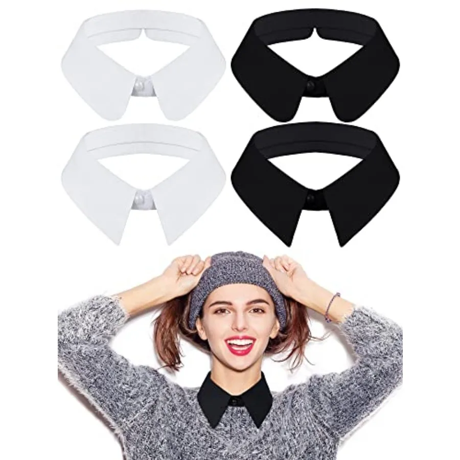 Giegxin 4 Pcs Dickey s Fake Collar Women Eised Detacable alf Sirt Coker Fal Collar
Giegxin 4 Pcs Dickey s Fake Collar Women Eised Detacable alf Sirt Coker Fal Collar