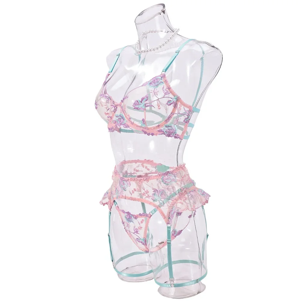 Fairy Lingerie Floral Transparent Underwear Ruffle Garter Intimate Delicate Underwear Beautiful See Through Outfits
Fairy Lingerie Floral Transparent Underwear Ruffle Garter Intimate Delicate Underwear Beautiful See Through Outfits