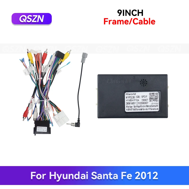 Комплект проводки QSZN для Android-магнитолы Hyundai Santa Fe 2012 с поддержкой Canbus
Комплект проводки QSZN для Android-магнитолы Hyundai Santa Fe 2012 с поддержкой Canbus
