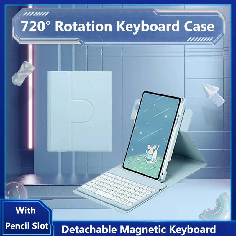 720° Rotating Magnetic Keyboard Case for Samsung Galaxy Tab S10 FE+ S10 FE Plus 13.1" X620 S10Plus 12.4 Inch S9 FE+ S8 S7Plus
720° Rotating Magnetic Keyboard Case for Samsung Galaxy Tab S10 FE+ S10 FE Plus 13.1" X620 S10Plus 12.4 Inch S9 FE+ S8 S7Plus