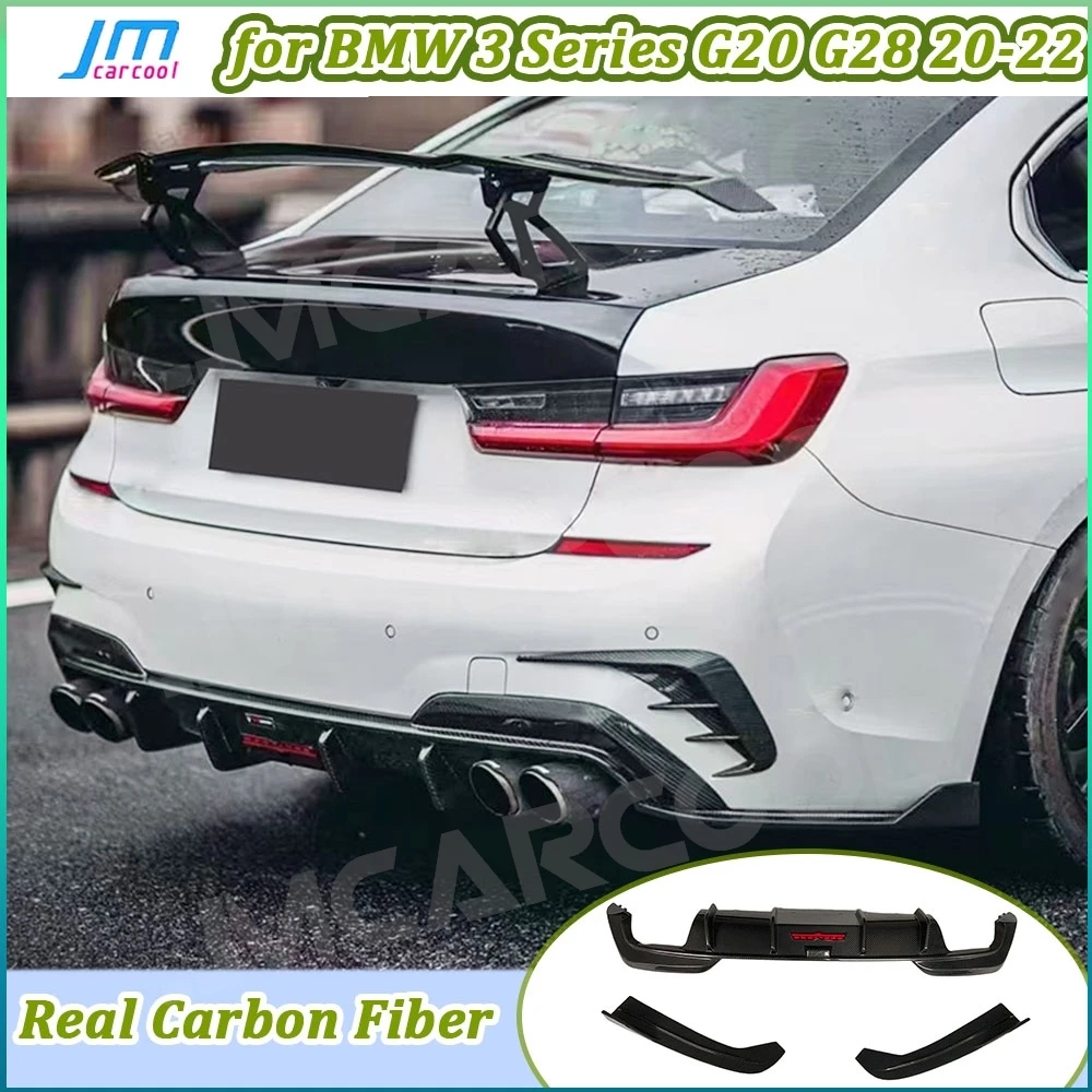 Задний бампер из настоящего углеродного волокна, диффузор, спойлер с подсветкой и задними разветвителями для BMW 3 серии G20 G28 2020-2022 FRP
Задний бампер из настоящего углеродного волокна, диффузор, спойлер с подсветкой и задними разветвителями для BMW 3 серии G20 G28 2020-2022 FRP