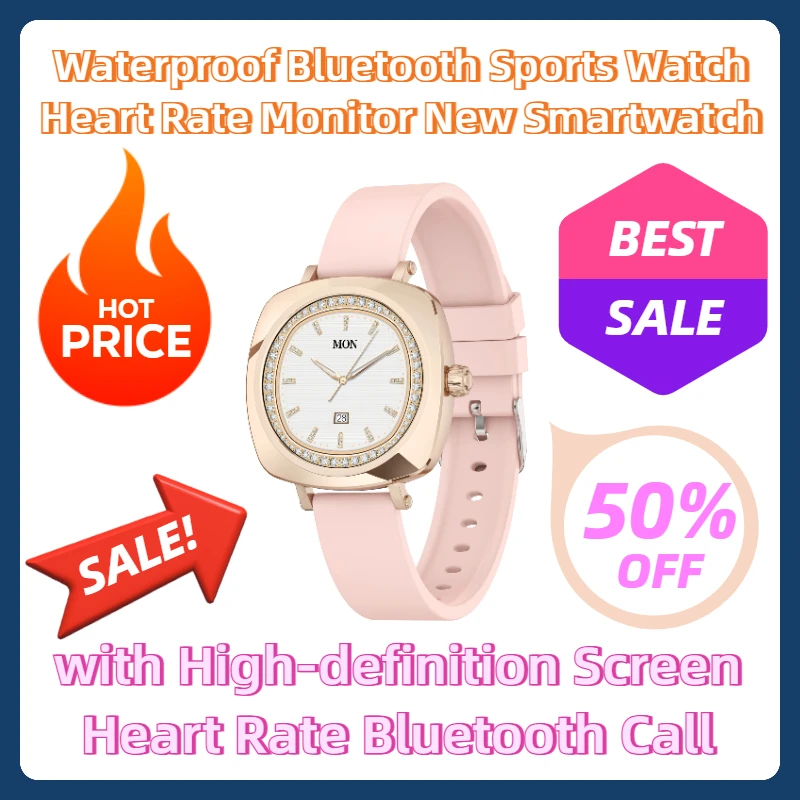 Waterproof Bluetooth Sports Watch Heart Rate Monitor New Smartwatch with High-definition Screen Heart Rate Bluetooth Call
Waterproof Bluetooth Sports Watch Heart Rate Monitor New Smartwatch with High-definition Screen Heart Rate Bluetooth Call