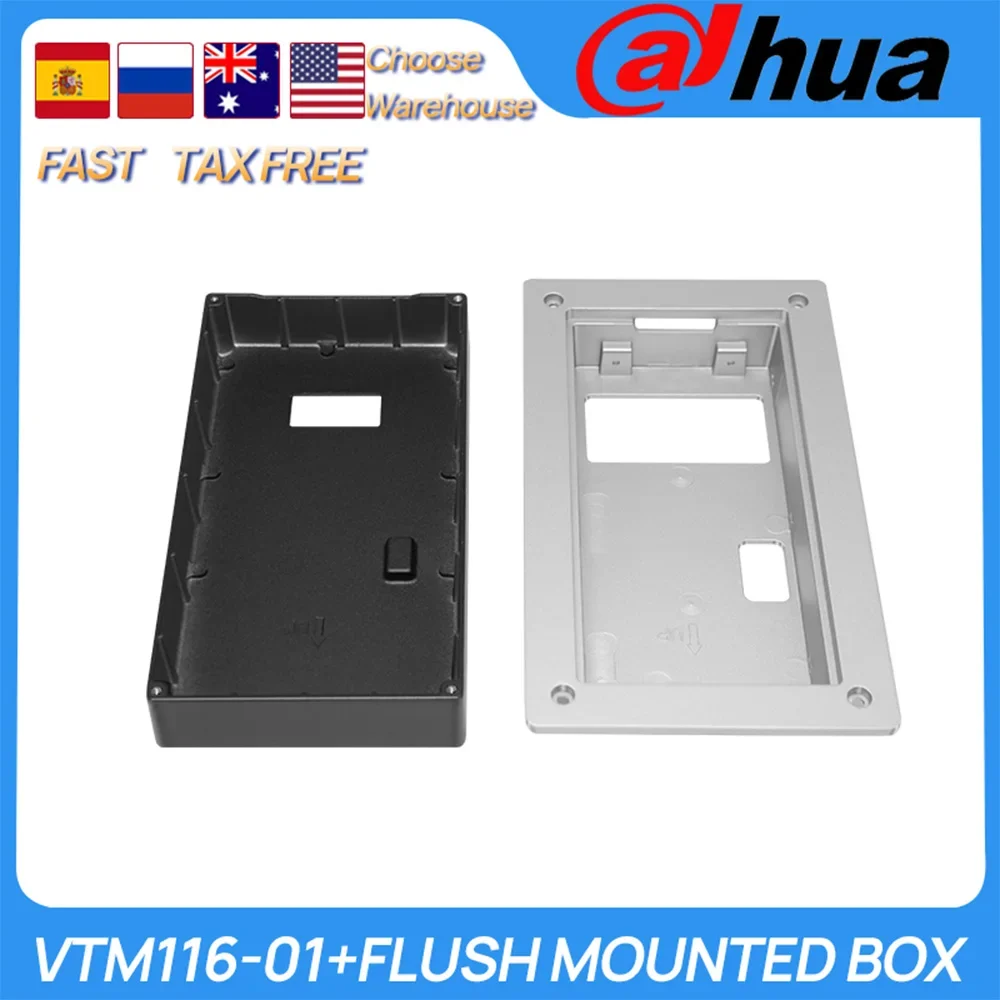 Dahua Original VTM116-01+Flush mounted box Outdoor Station Video Intercom Wall Bracket Accessories For VTO3221E-P VTO6221E-P
Dahua Original VTM116-01+Flush mounted box Outdoor Station Video Intercom Wall Bracket Accessories For VTO3221E-P VTO6221E-P