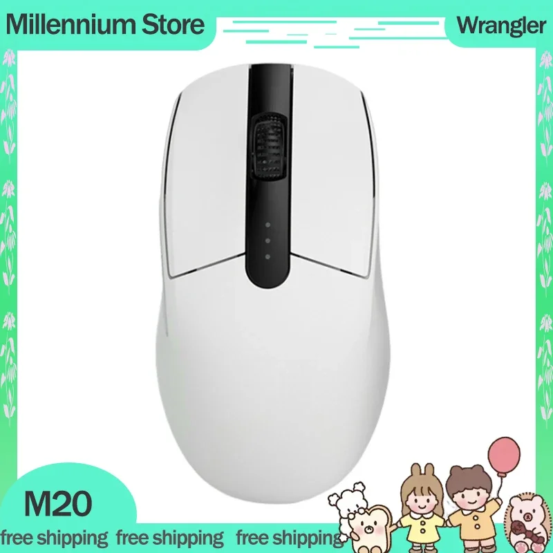 Wrangler M20 Gamer Mouse Wireless Mouses Esports Mice 3mode 26000dpi Paw3395 70g Lightweight Fast Charging Esports Game Mouse
Wrangler M20 Gamer Mouse Wireless Mouses Esports Mice 3mode 26000dpi Paw3395 70g Lightweight Fast Charging Esports Game Mouse