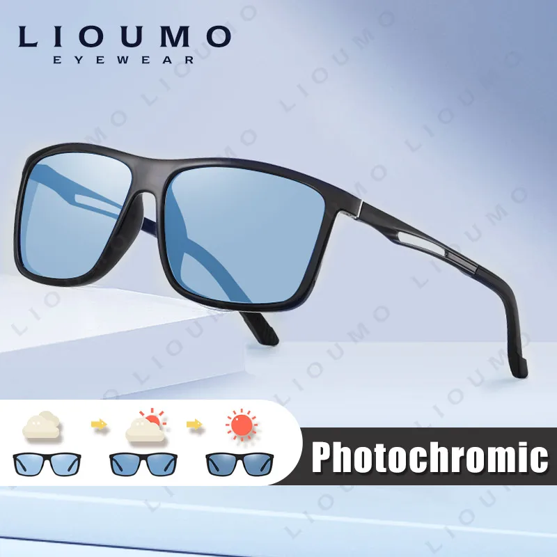 LIOUMO Brand Square Photochromic Polarized Sunglasses Men Women Night Vision Glasses For Driving Trendy Shades Chameleon Eyewear
LIOUMO Brand Square Photochromic Polarized Sunglasses Men Women Night Vision Glasses For Driving Trendy Shades Chameleon Eyewear