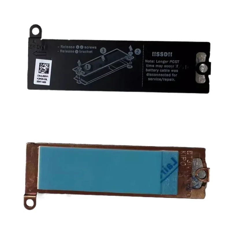 New Laptop Parts M.2 2280 SSD NVME Mounting Brackets Heatsink Cover Thermal Plate For DELL Latitude 7330 7430 7530 0J93YF
New Laptop Parts M.2 2280 SSD NVME Mounting Brackets Heatsink Cover Thermal Plate For DELL Latitude 7330 7430 7530 0J93YF