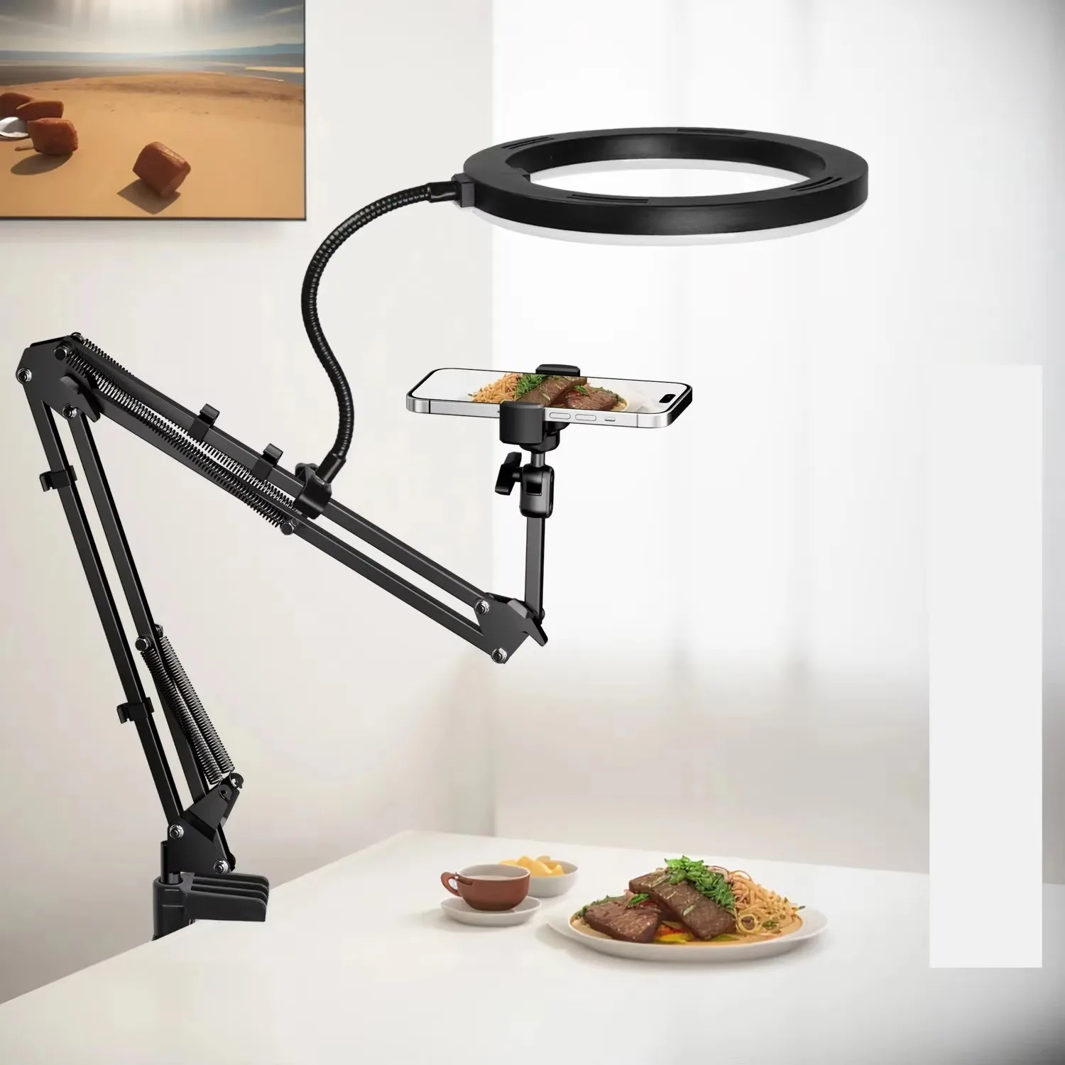 Подставка для мобильного телефона, профессиональное верхнее освещение, фиксированная камера для съемки с инструкцией записи видео, палка для селфи
Подставка для мобильного телефона, профессиональное верхнее освещение, фиксированная камера для съемки с инструкцией записи видео, палка для селфи