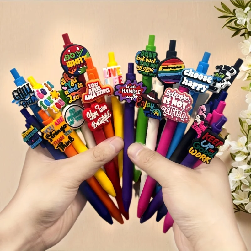 10/20 шт. Вдохновляющие шариковые ручки с 10 вдохновляющими цитатами, многофункциональные и прочные, практичные и долговечные
10/20 шт. Вдохновляющие шариковые ручки с 10 вдохновляющими цитатами, многофункциональные и прочные, практичные и долговечные