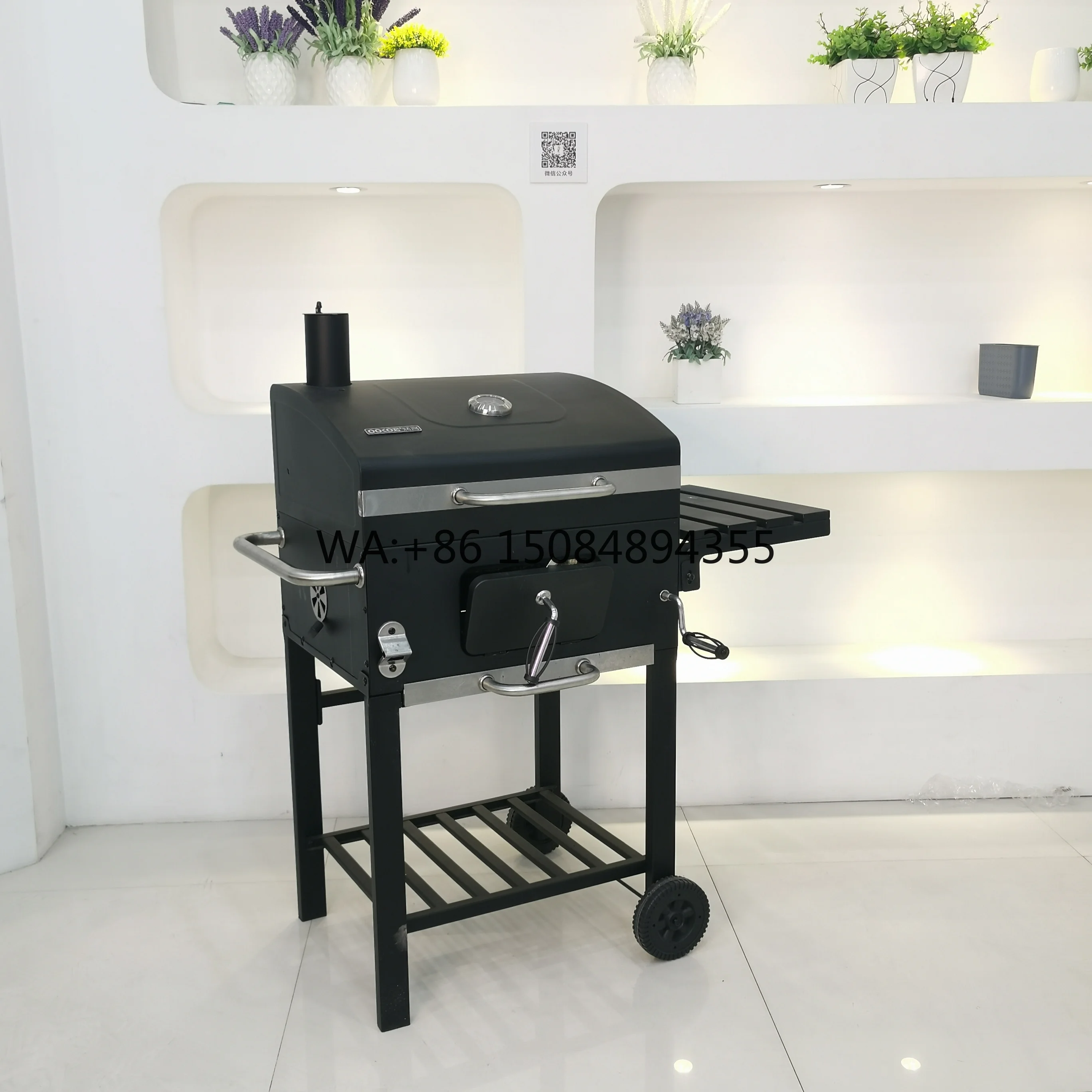 23 Inch Hot Selling Outdoor Grill Barbecue with Side Table and Wheels BBQ Grill Manufacturer
23 Inch Hot Selling Outdoor Grill Barbecue with Side Table and Wheels BBQ Grill Manufacturer