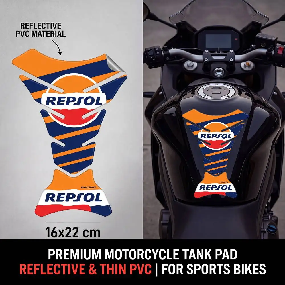 FOR REPSOL Motorcycle PVC Tank Pad Tank Cap Protector Racing Sticker Universal
FOR REPSOL Motorcycle PVC Tank Pad Tank Cap Protector Racing Sticker Universal